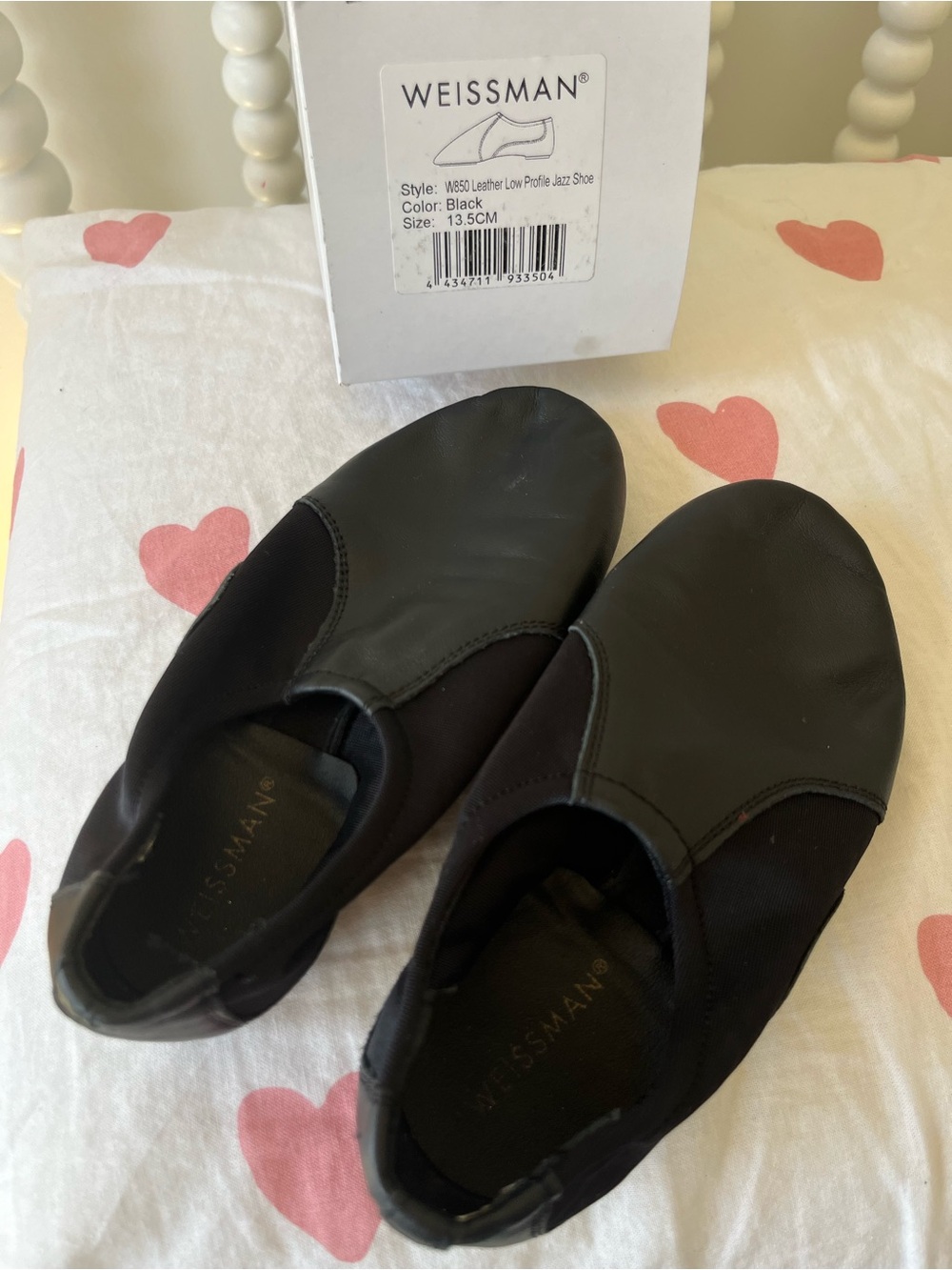 Weissman Jazz shoes girls size 13.5